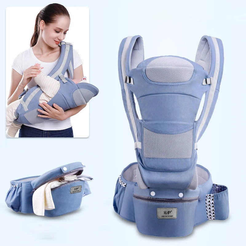 Four Seasons Universal Baby Carrying Bag with Waist Stool Strap for 0-24 Months