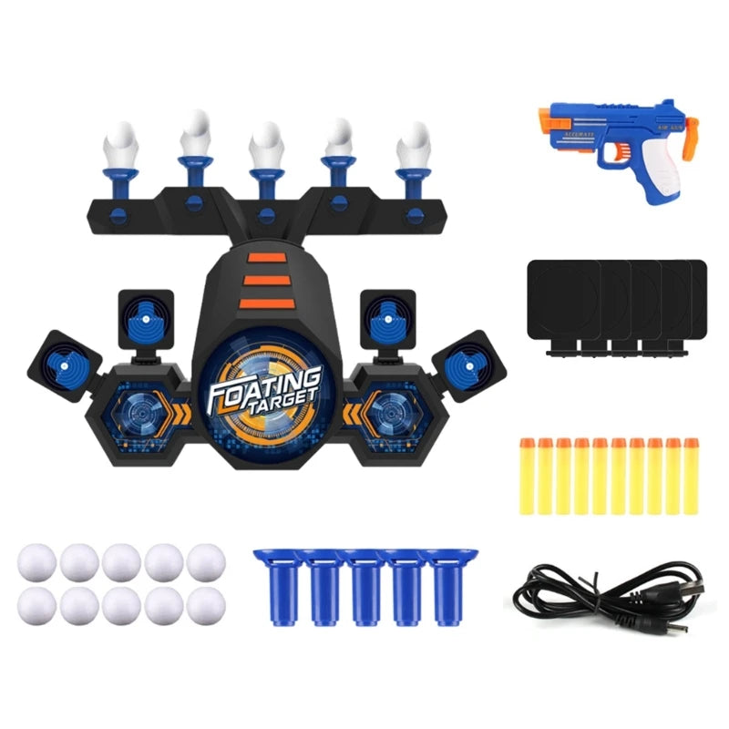 Engaging Shooting Game Set with Electric Floating Targets for Kids and Adults