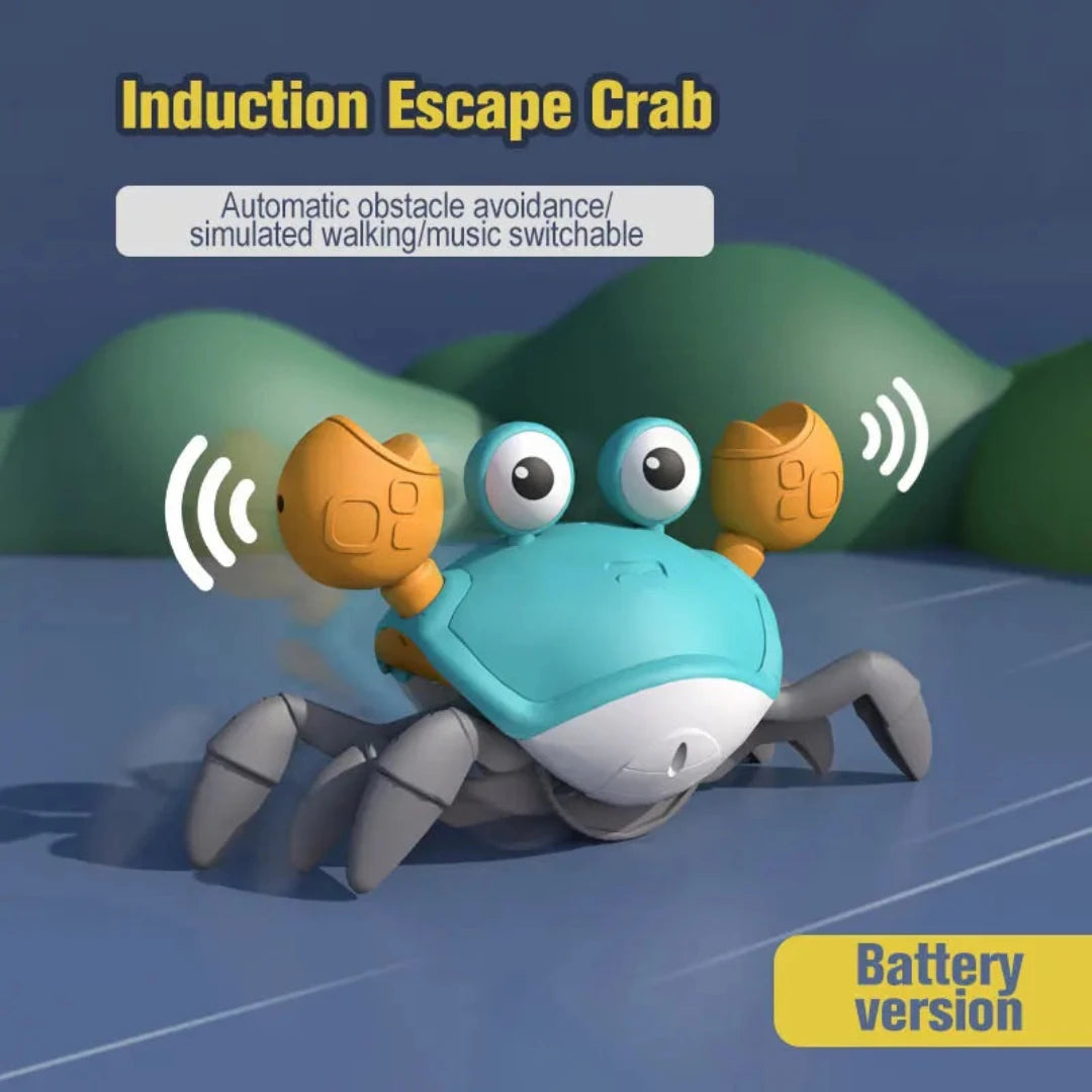 Dancing Crab Escape Toy - Musical Interactive Crawling Toy for Babies