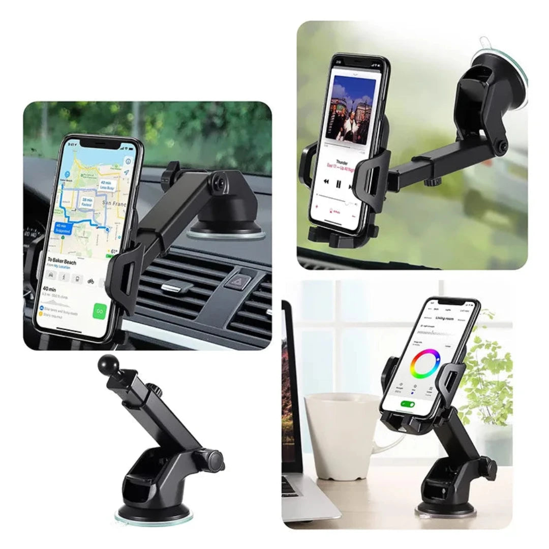 Sucker Car Phone Holder Mount Stand Suction Cup Smartphone Mobile Cell Support in Car Bracket For iPhone Xiaomi Huawei Samsung Zuclex