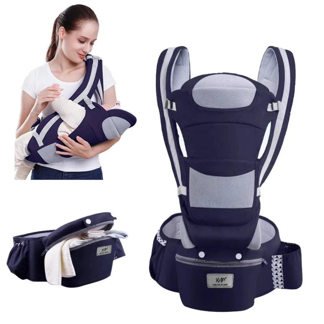 Four Seasons Universal Baby Carrying Bag with Waist Stool Strap for 0-24 Months