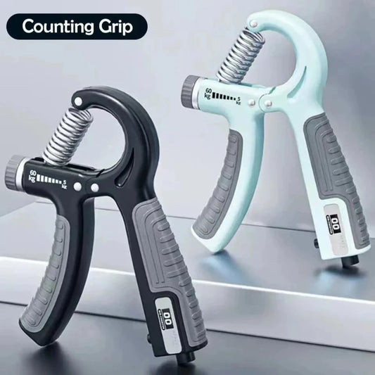 5-60kg Adjustable Hand Grip Strengthener Hand Grip Trainer With Counter Wrist Forearm And Hand Exerciser For Muscle Building Zuclex