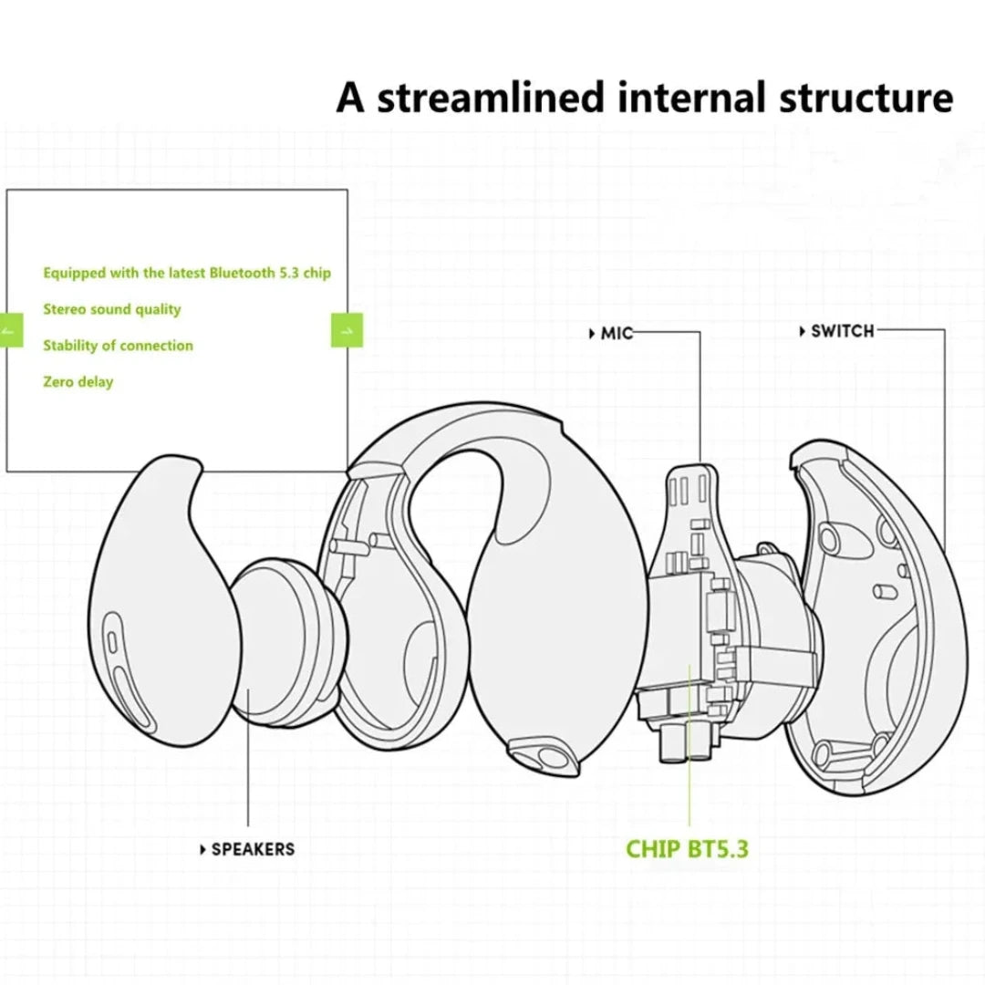 1:1 For Ambie Sound Earcuffs Upgrade Pro Earring Wireless Bluetooth Earphones TWS Ear Hook Headset Sport Earbuds Zuclex