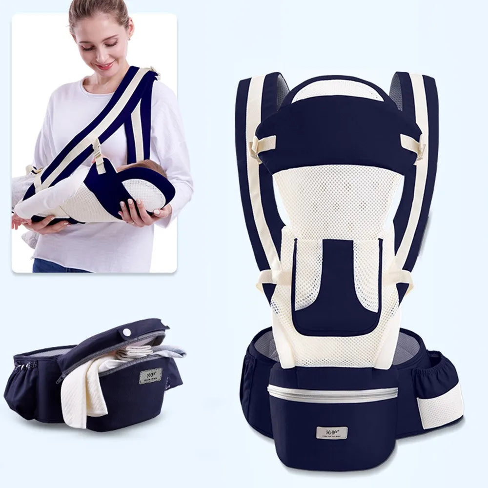 Four Seasons Universal Baby Carrying Bag with Waist Stool Strap for 0-24 Months