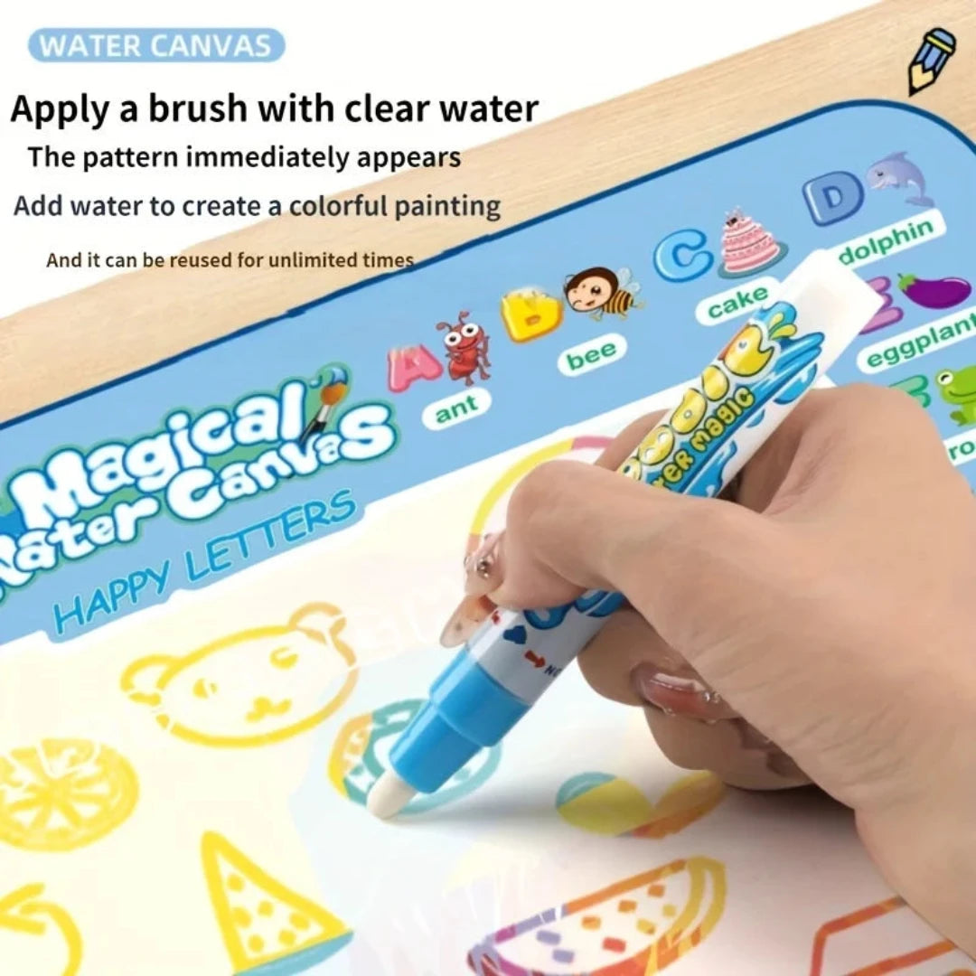 100x80CM Magic Water Drawing Mat with Reusable Magic Pens for Kids