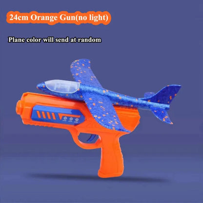 Kids Foam Plane Launcher Outdoor Toy for Boys and Girls Catapult Game