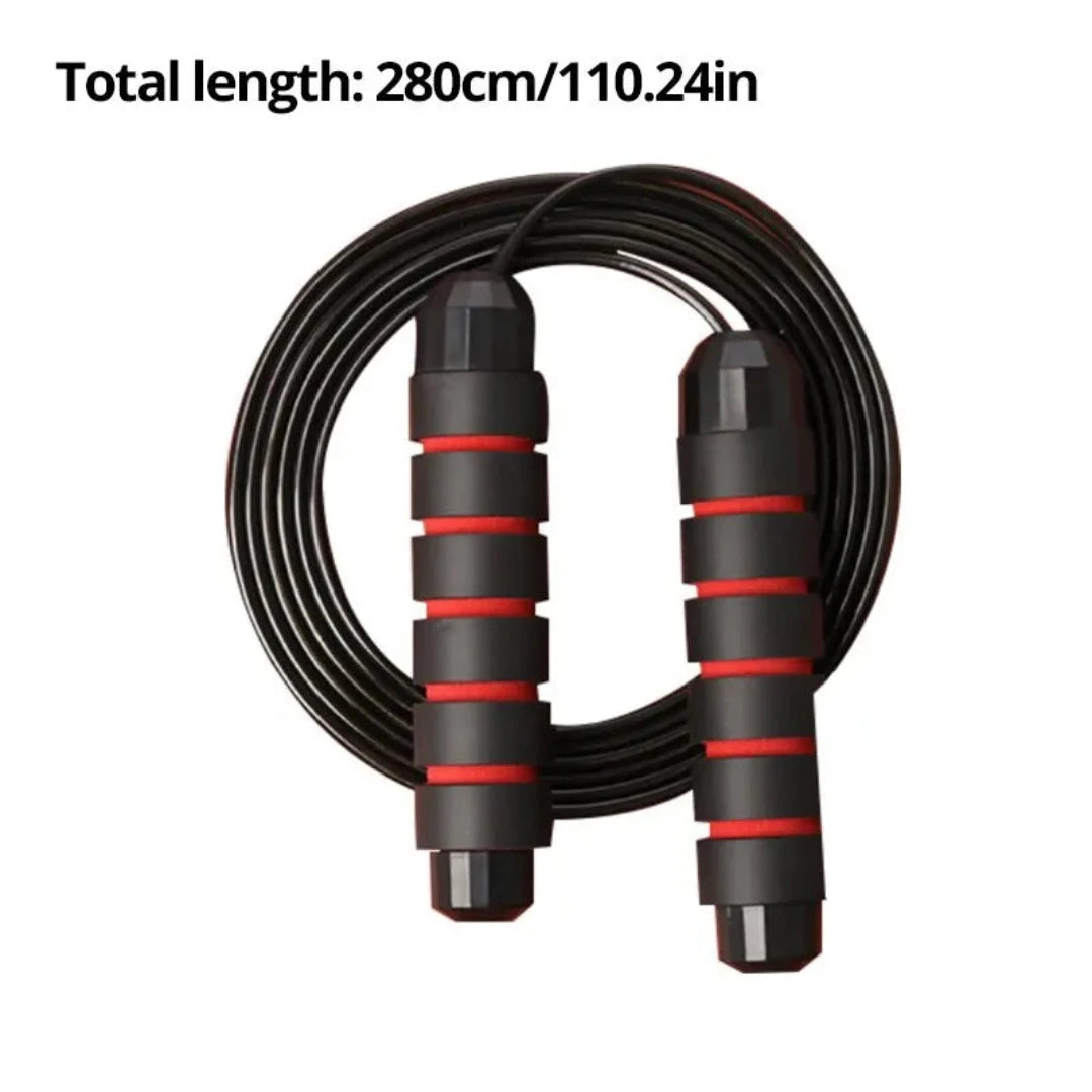 Jump Rope Tangle-Free Rapid Speed Jumping Rope Cable with Ball Bearings Steel Skipping Rope Gym Exercise Slim Body Zuclex