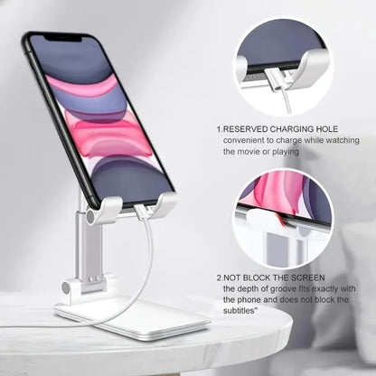 Desk Mobile Phone Holder Stand For IPhone IPad Xiaomi Adjustable Desktop Tablet Holder Universal Table Cell Phone Stand Zuclex